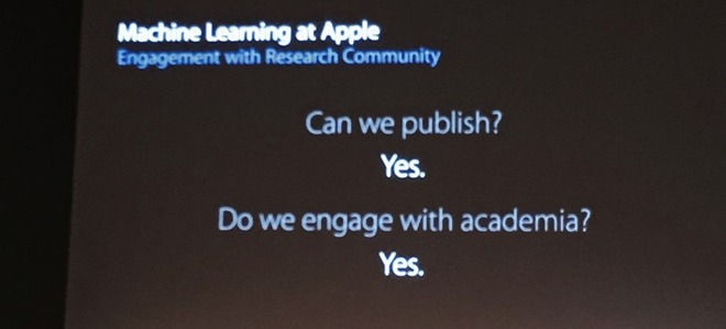 Apple Now Allowed to Publish & Share AI Development with Colleagues