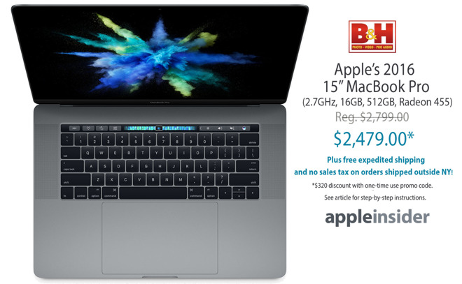 15 inch MacBook Pro Late 2016